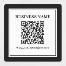 Business QR code | Black & White