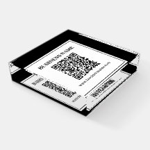 Business QR code | Black & White