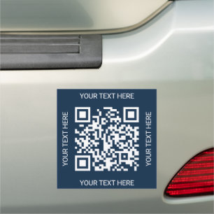 Business qr code Car Magnet