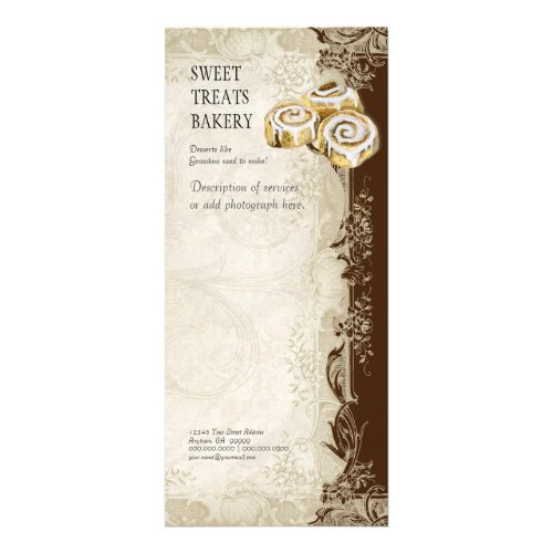 Business Rate Card _ Baroque Style Vintage Lace