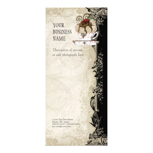 Business Rate Card _ Baroque Style Vintage Lace