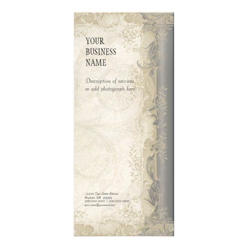 Business Rate Card _ Baroque Style Vintage Lace