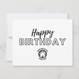 Business Realty Happy Birthday Card