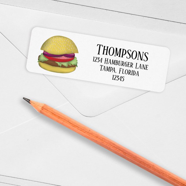 Business Restaurant Simple Return Address Label (Creator Uploaded)