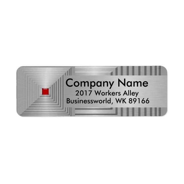 Business Return Address Label (Front)
