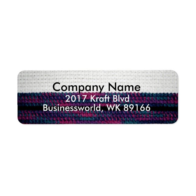 Business Return Address Label (Front)