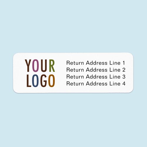 Business Return Address Labels with Company Logo