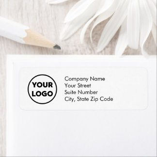 Business Return Address Labels with Company Logo