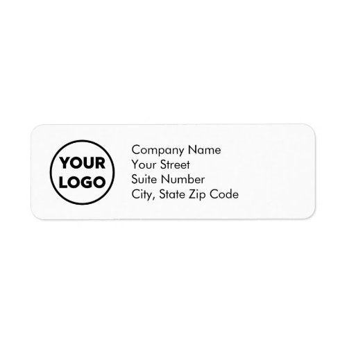 Business Return Address Labels with Company Logo