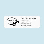 Business Return Address Labels with Custom Logo<br><div class="desc">Save time by using pre-printed professional return address labels for your business. Easily customize them with your own company logo and business return address. Including your logo with your return address advertises your business with every mail piece you send with the label. Low minimum order quantity and no setup fee....</div>