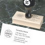 Business Return Address | Logo Professional Modern Rubber Stamp