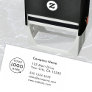 Business Return Address | Logo Professional Modern Self-inking Stamp