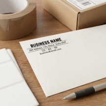Business Return Address | Professional Logo Modern