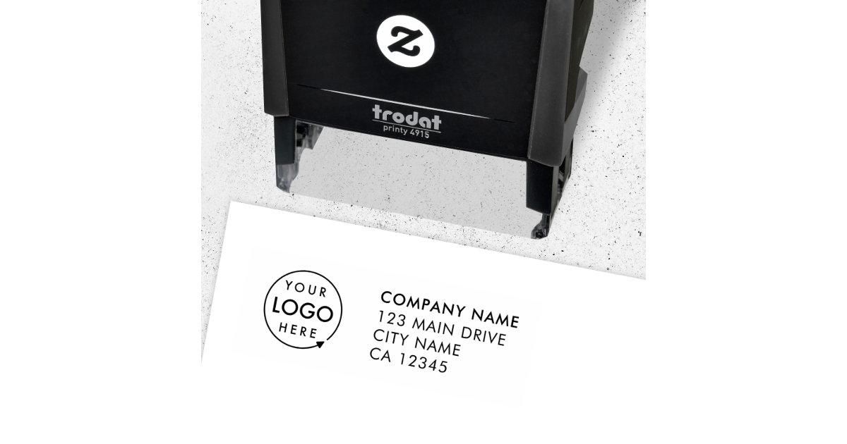 Inking Stamp DIY Custom Personalised Self Rubber Business Name Kit Address