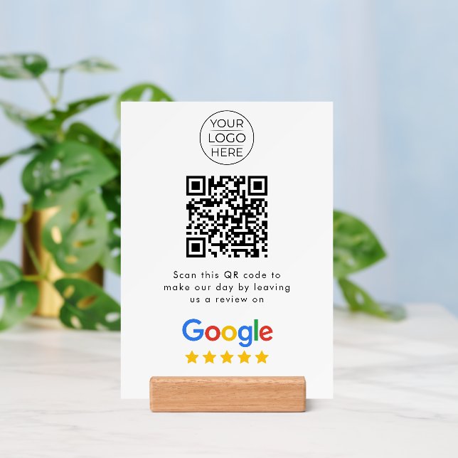 Business Review Google Qr Code Sign Holder (Insitu 3)