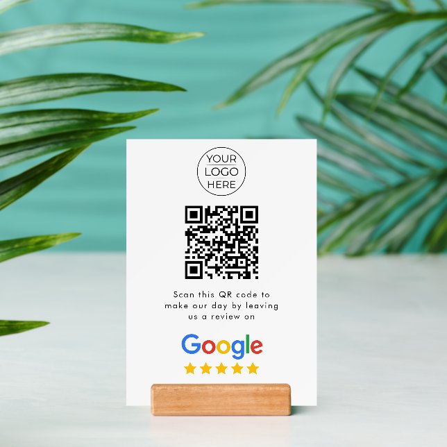 Business Review Google Qr Code Sign Holder (Insitu 2)