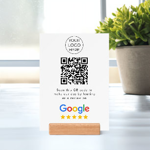 Business Review Google Qr Code Sign Holder