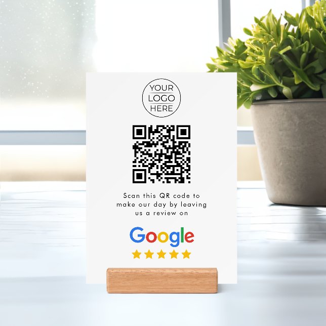 Business Review Google Qr Code Sign Holder (Insitu 1)