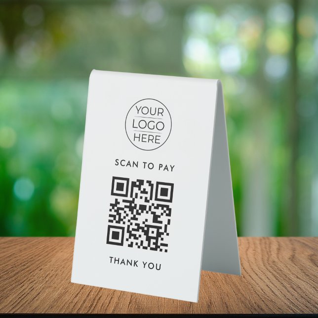 Business Review Venmo Qr Code Table Tent (Creator Uploaded)