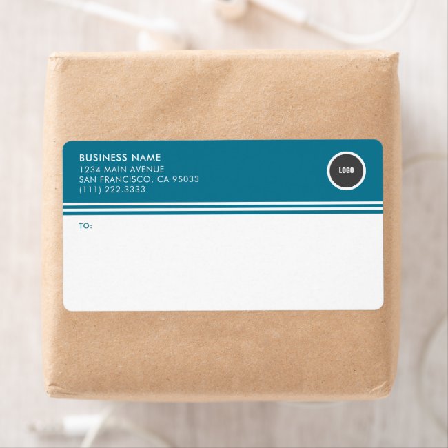 Business Round Logo Mailing Shipping Labels