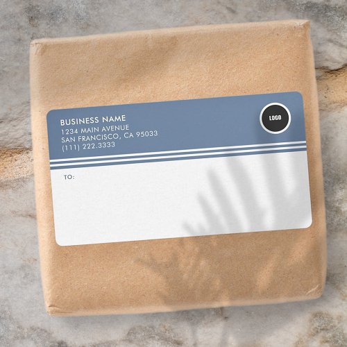 Business Round Logo Mailing Shipping Labels