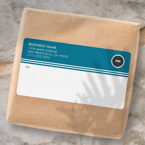 Business Round Logo Mailing Shipping Labels