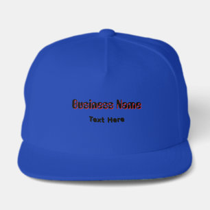 Business Royal Enterprise Message Front Pane-Cap Snap Back Hat