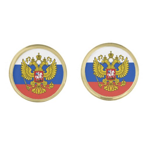 Business Russia  Russian Flag fashion  sports Cu Cufflinks