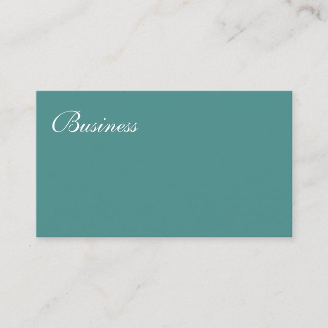 Business Sample Card (Front)