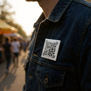 Business Scan Me QR Code Website Modern Simple Button