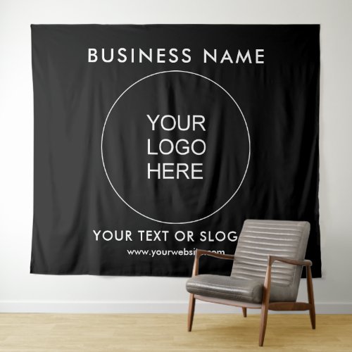 Business Seminar Event Party Backdrop Company Logo