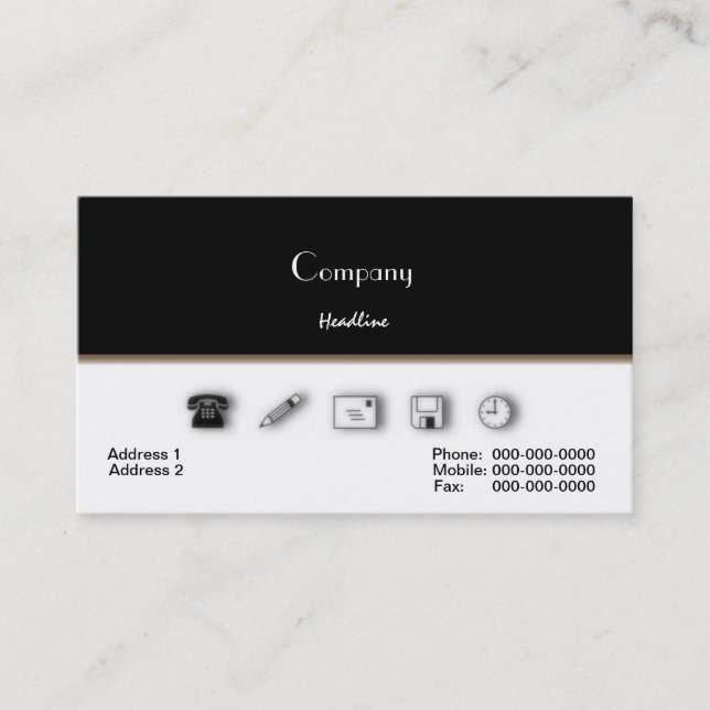 Business Service Business Card (Front)