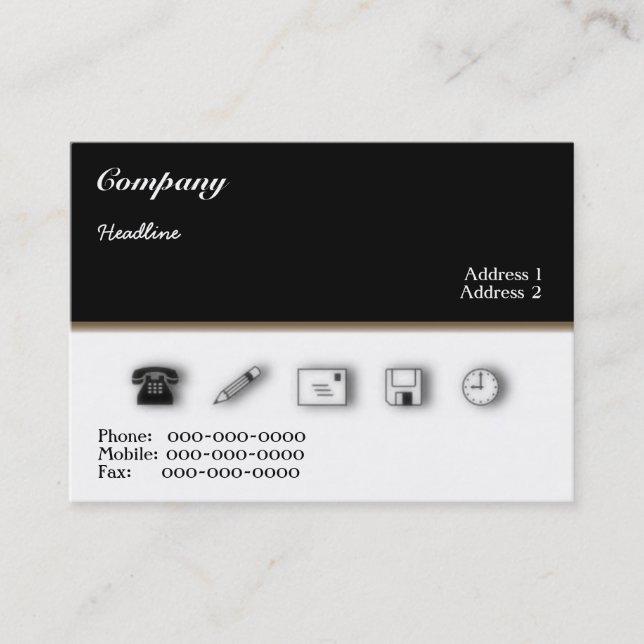 Business Service Business Card (Front)