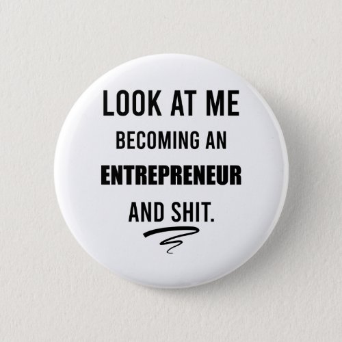 Business Shirt Leadership Shirt Funny Entrepreneur Button