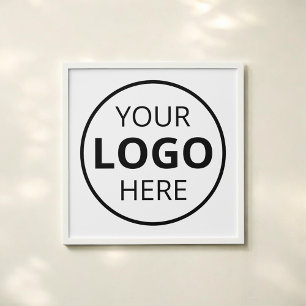 Business Sign Logo White Photo Tiles