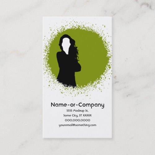 business silhouettes v.2 business card templates