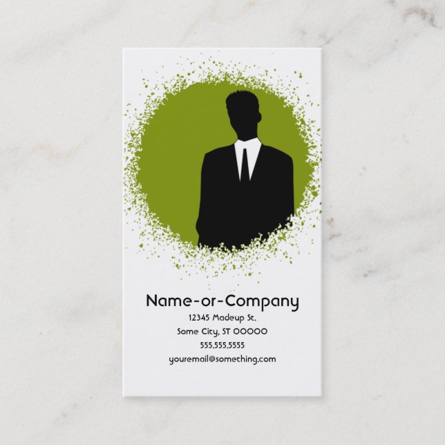 business silhouettes v.2 card (Front)