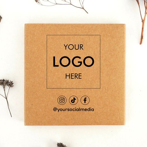 Business Social Media Logo Self_inking Stamp