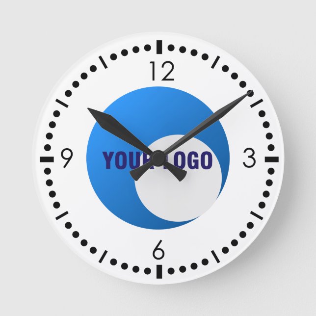 Business Sport Logo Template Round Clock (Front)