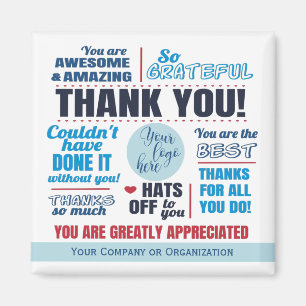 Business Staff Thank You Appreciation Magnet
