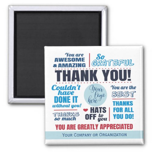 Business Staff Thank You Appreciation Magnet