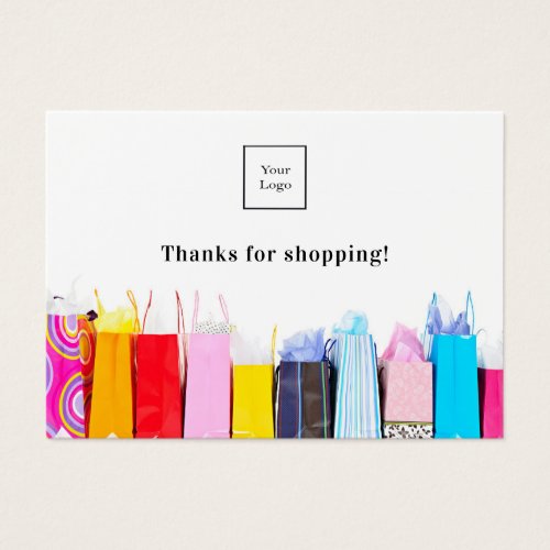 Business store thank you for shopping 