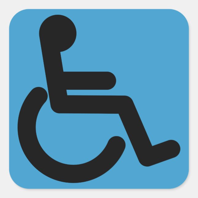Business Supplies Handicap Accessible Sticker (Front)