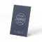 Business Tabletop Sign | Navy Logo Pedestal Sign