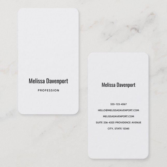 Business Template 10 Card (Front/Back)