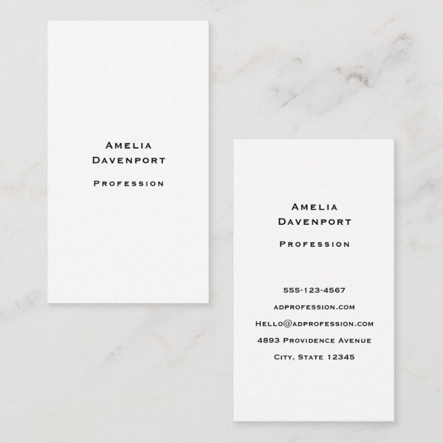 Business Template 11b Card (Front/Back)