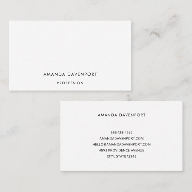 Business template 3 business card (Front/Back)