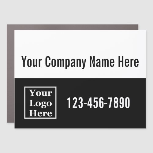 Business Template Your Logo Here Car Magnet