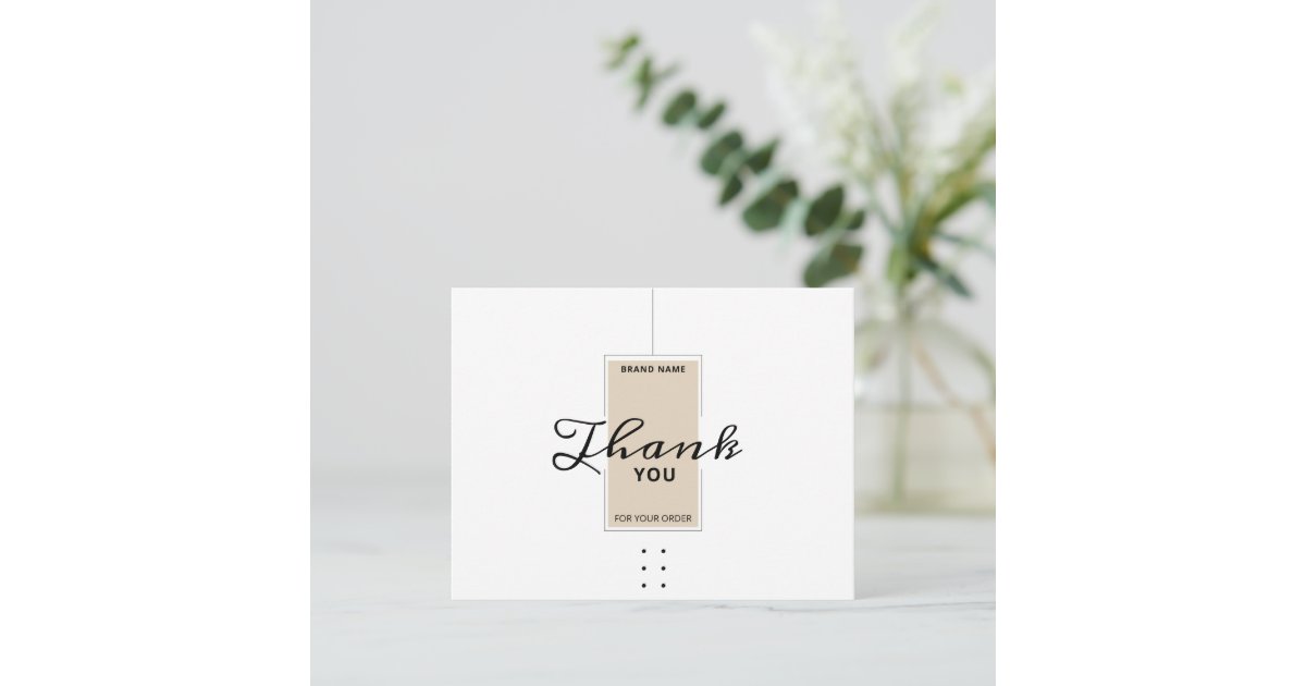 Business Thank You Card | Zazzle