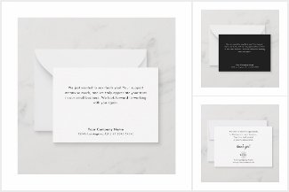  Business Thank You Cards & Stickers
